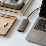 USB-C ハブ (5 in 1) | 4*USB-C+PD | ユーフラット