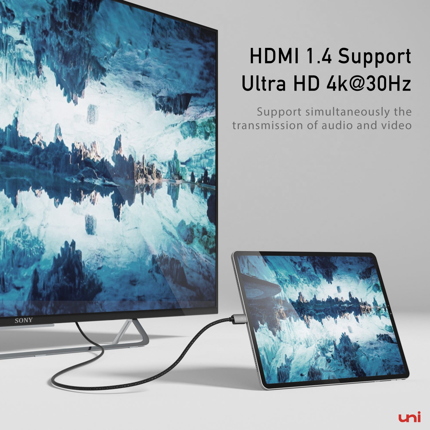 Cable USB-C a HDMI 4K | PANTALLA +