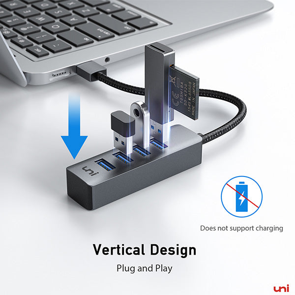 Concentrador USB-A (4 en 1) | USB 3.0 - uni