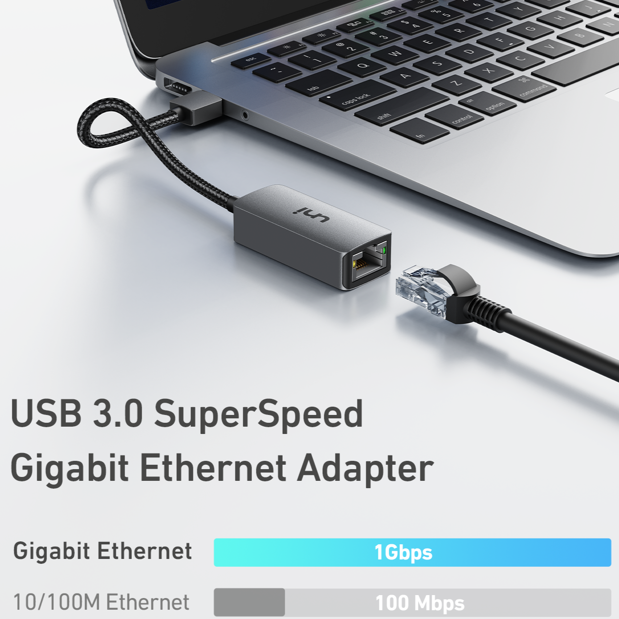 Adaptador USB-A a Ethernet 1G | RÁPIDO