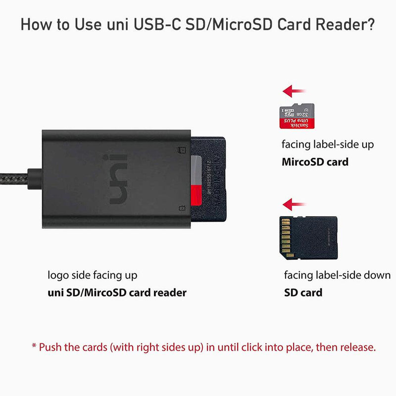 USB-C to SD/MicroSD Card Reader | UHS-I | PIXEL