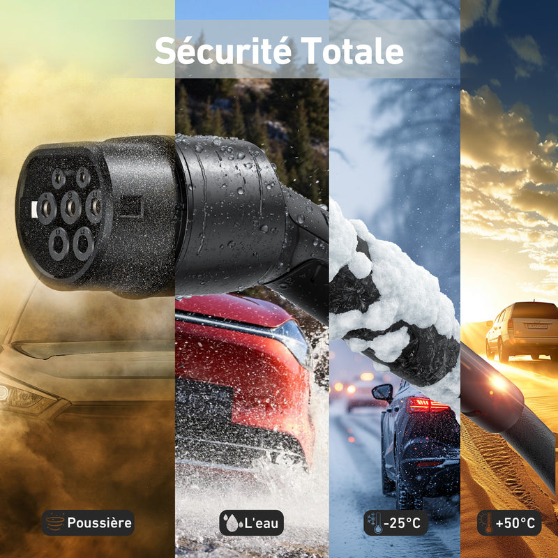 uni Tipo 2 Cable de carga 3,68 kW, monofásico | 6-16A