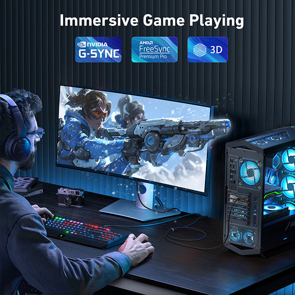 DisplayPort-auf-DisplayPort-Kabel 16K@60Hz | ANZEIGE