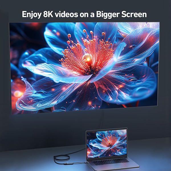 Adaptador USB-C a HDMI 8K | PANTALLA ++