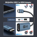 Adaptador USB-C a HDMI 8K | PANTALLA ++