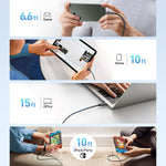 USB-C-zu-USB-C-Kabel 100 W Schnellladung | UNBEGRENZT