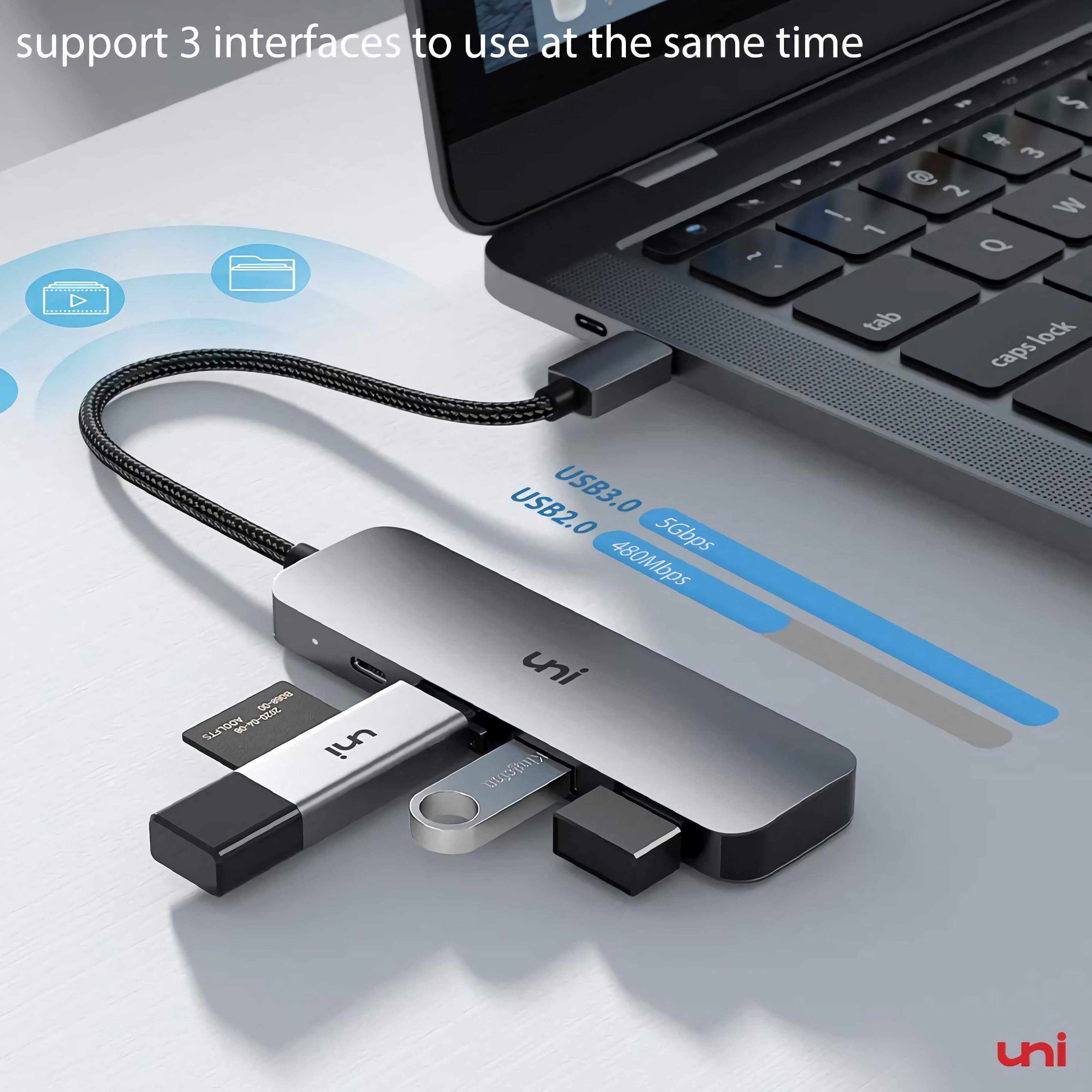 USB-C ハブ (4 in 1) | PD | ユーフラット