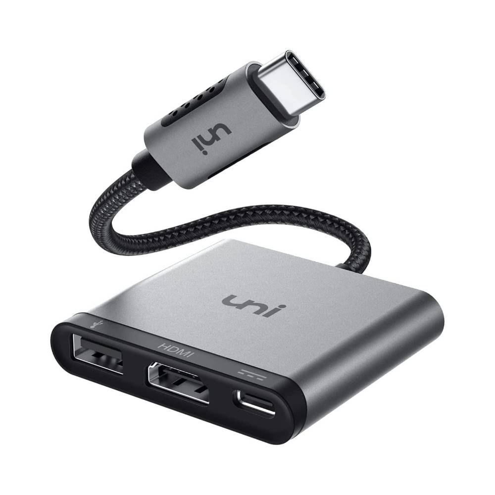 新品 uni USB-C 4in1 ハブ アダプター 充電ポート
