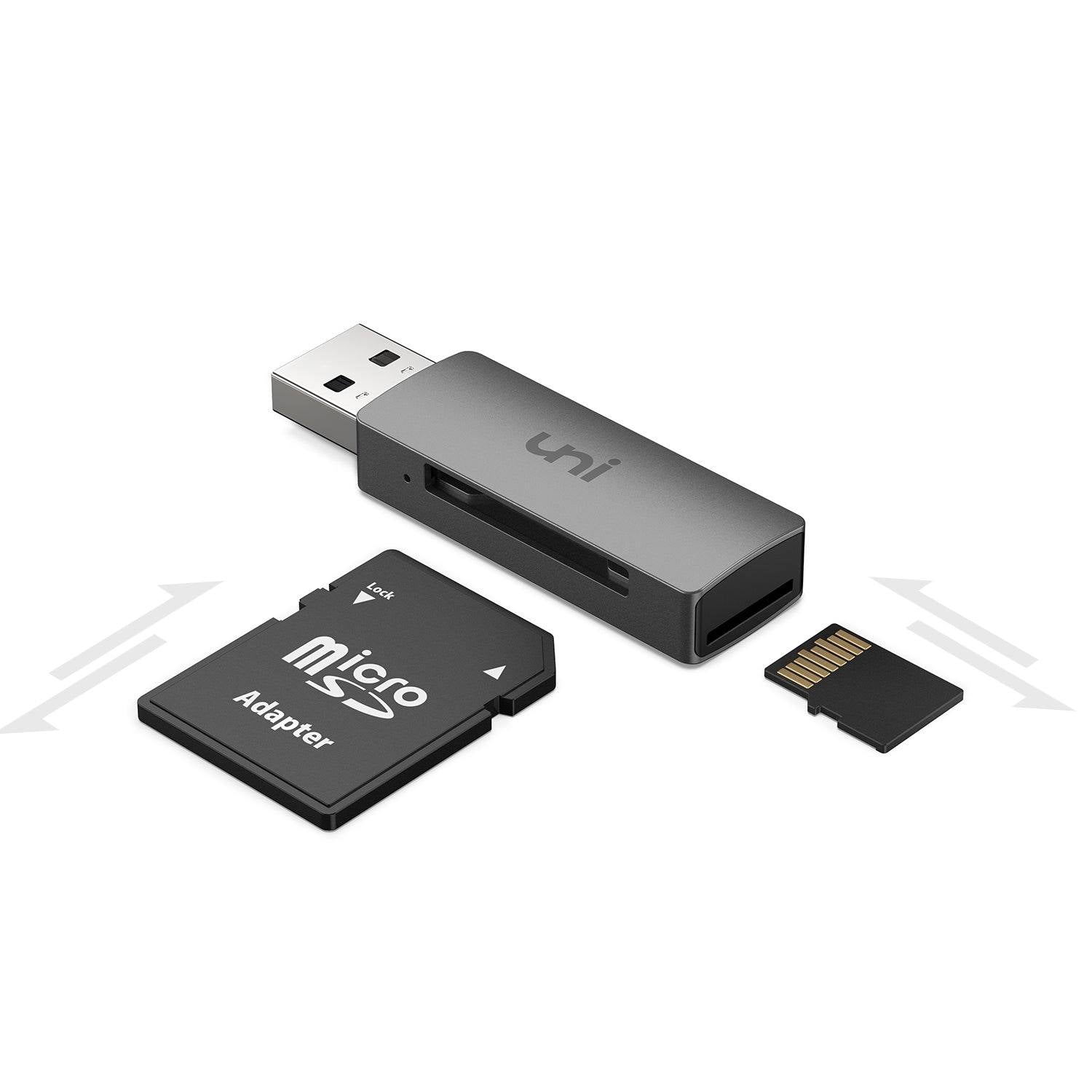 USB 3.0 to SD Card Reader / Micro SD / TF UHS-I | uni